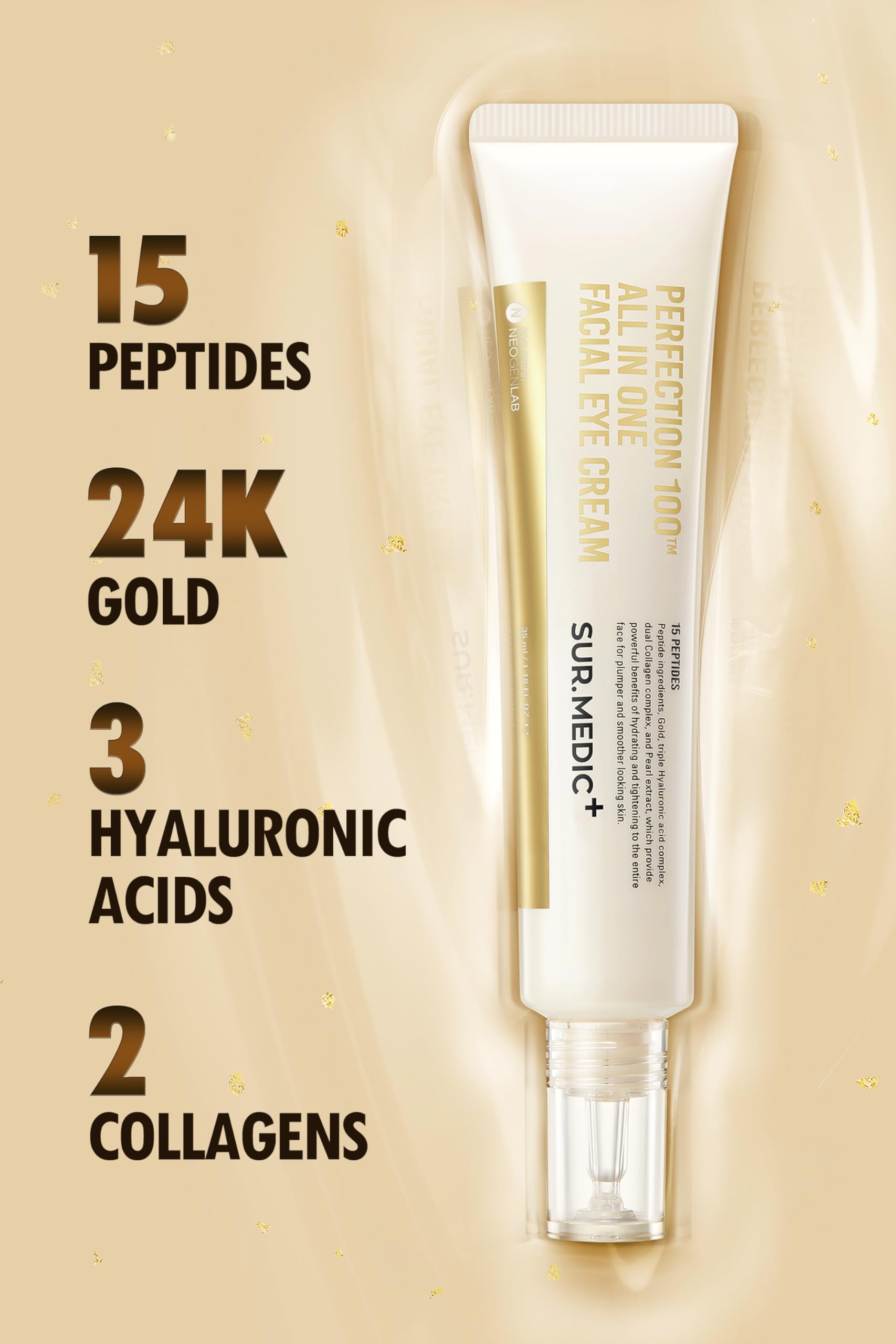 Amazon.com: SUR.MEDIC+ Korean 24K Gold Skincare Duo_24K Gold Cream